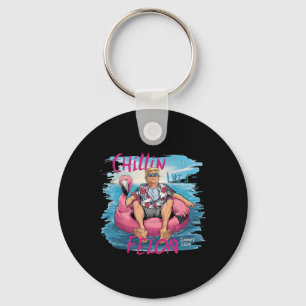 Like A Felon Funny Trump For President Summer 2024 Key Ring