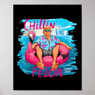 Like A Felon Trump For President 2024 1  Poster