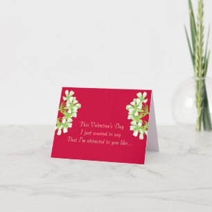 Like a Fly to a Venus Flytrap Holiday Card