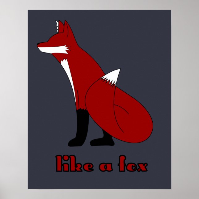 Like A Fox Poster (Front)