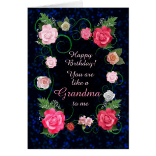 Like a Grandma Birthday Beautiful Roses