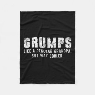 Like A Grandpa But Way Cooler Only Much Father's D Fleece Blanket