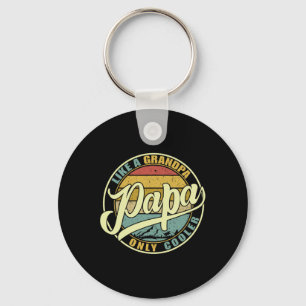 Like A Grandpa Only Cooler Funny Dad Papa Definiti Key Ring