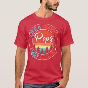 Like A Grandpa Only Cooler Happy Me You Hus Father T-Shirt