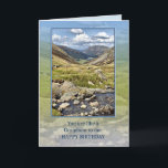 Like a Grandson Birthday with a Mountain Landscape Card<br><div class="desc">A beautiful landscape to wish a happy birthday to someone who is like a grandson to you. A view of the English Lake district.</div>