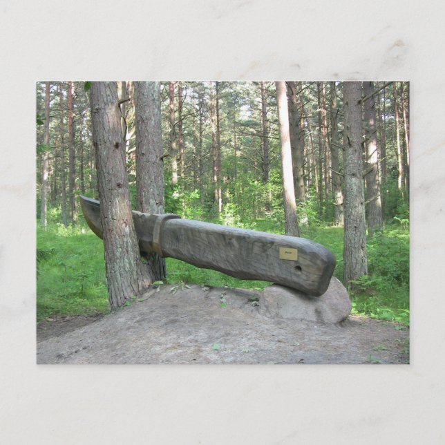Like a knife through butter. Postcard (Front)