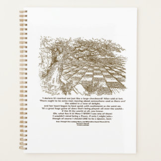 Like A Large Chessboard Game Of Chess Wonderland Planner