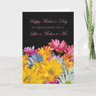 Like a Mother to Me, Mother's Day Gerbera Daisies Card