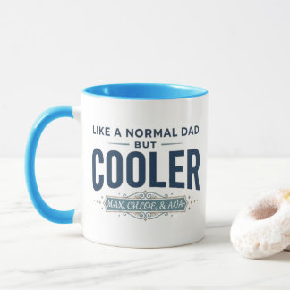 Like a Normal Dad mug | Personalised Names 