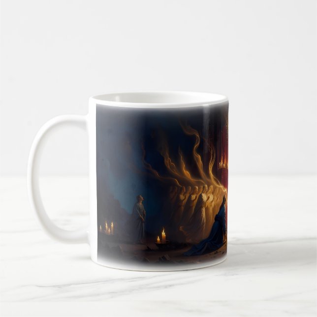 Like a Prayer — Candlelit Sacred Surrender Mug (Left)