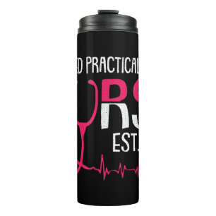 Like A Regular Nurse Only Way Happier, Funny Retir Thermal Tumbler