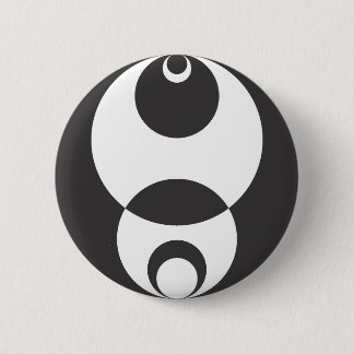 Like a sphere 6 cm round badge