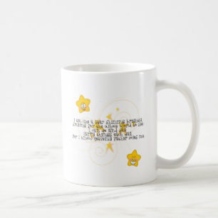 like a star shining brightly coffee mug