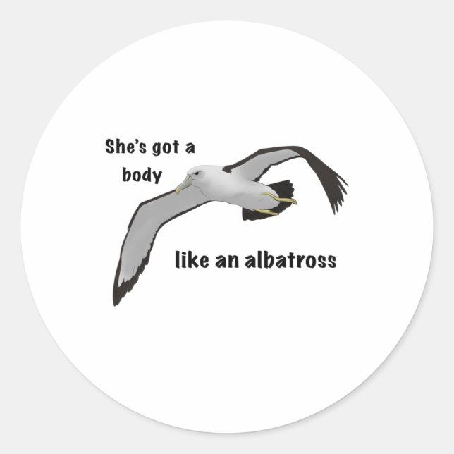 Like An Albatross Sticker  (Front)