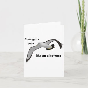 Like An Albatross Sticker  Card