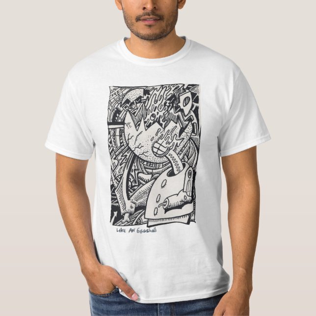 Like an Eggshell, by Brian Benson T-Shirt (Front)