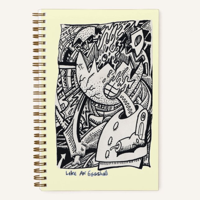 Like an Eggshell Notebook (Front)