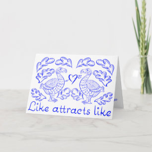 Like Attracts Like Thank You Card