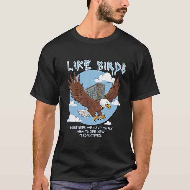 like Beard quotes T-Shirt (Front)