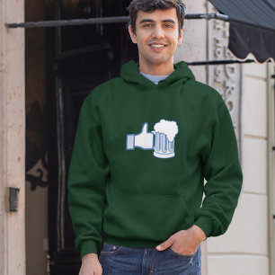 Like Beer on St Patrick's Day Hoodie