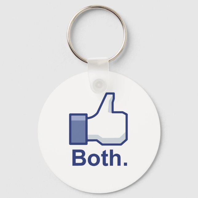 Like Both Key Ring (Front)