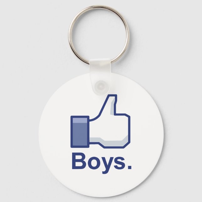 Like Boys Key Ring (Front)