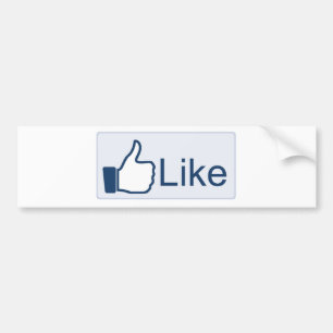 Like Button - Bumper Sticker