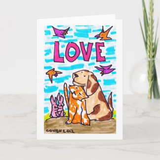 Like Cats and Dogs - greeting cards