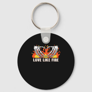 Like Classic - Skeleton Hands Heart Key Ring