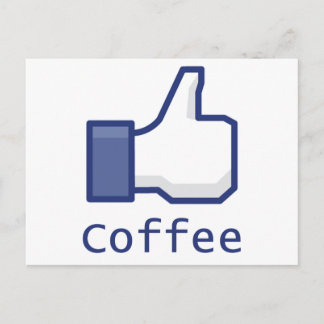 Like Coffee Postcard