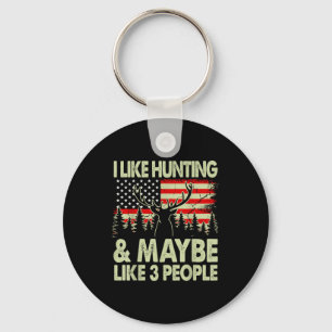 Like Deer Hunting Maybe Like 3 People Dad Gift Son Key Ring