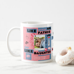 Like Father Like Daughter, Oh Crap Funny Photo Coffee Mug
