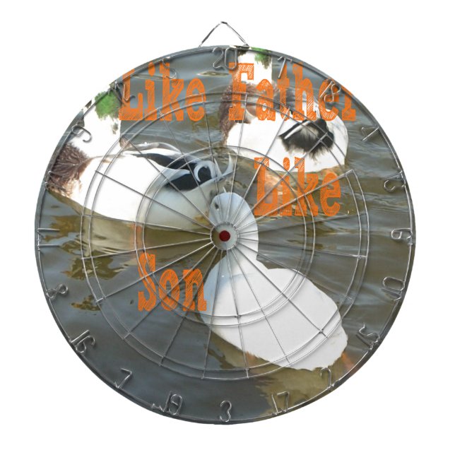Like Father Like Son. Dartboard (Front)