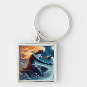 Like Fine Wine Fire Keychain