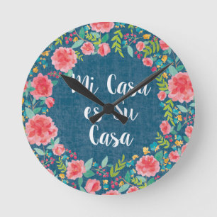 Like Frida VIII   Mi Casa es Su Casa Round Clock