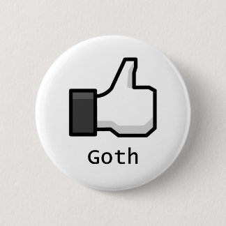 Like Goth 6 Cm Round Badge