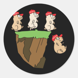 Like Lemmings  Classic Round Sticker