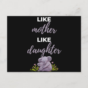 Like Mother Like Daughter Holiday Postcard