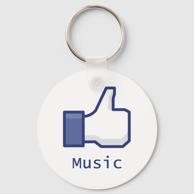 Like Music Key Ring (Front)