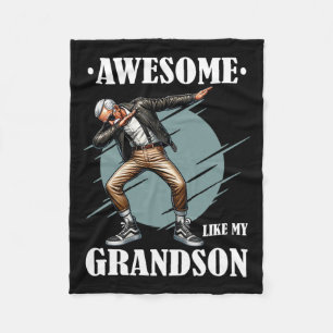 Like My Grandson Fleece Blanket