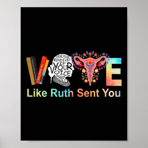 Like Ruth Sent You Feminist Lgbt  Poster
