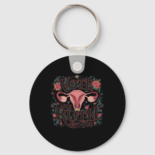 Like Ruth Sent You Rbg Feminist Voting Inspiration Key Ring