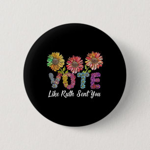 Like Ruth Sent You Shirt Uterus Feminist Lgbt For 6 Cm Round Badge