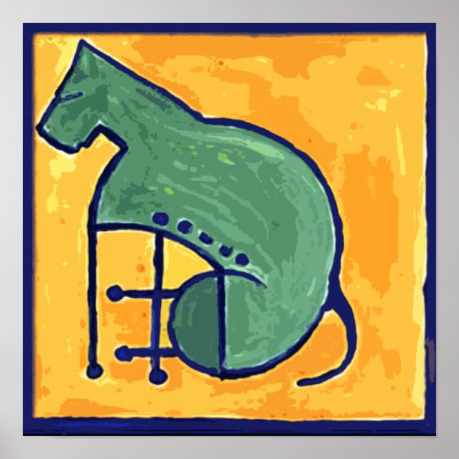 LIKE S DOG CUBISM POSTER (Front)