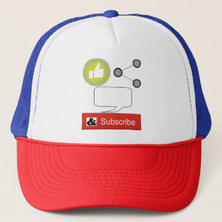Like, Share, Comment and Subscribe Trucker Hat