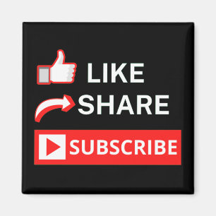 Like Share Subscribe Magnet