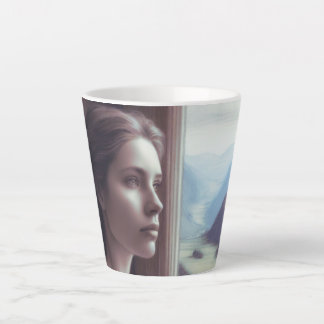 'Like Some Bold Seer in a Trance' Latte Mug