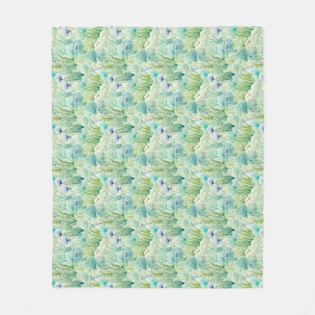 Like The Tides, Life Is Full Of Highs And Lows Fleece Blanket (Front)