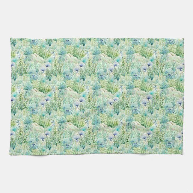 Like The Tides, Life Is Full Of Highs And Lows Tea Towel (Horizontal)