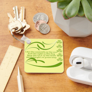Like the Warmth of the Sun Irish Blessing Key Ring